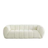 Cloud Sofa Couch, Upholstered 3-Seat Sofa, Beige