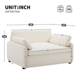 Modern Oversized Chenille Accent Chair with Pillows, Comfy Armchair Single Sofa