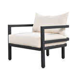 4 PCS Patio Outdoor Steel Sofa Set