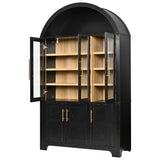 72.8" H Arched Pantry Cabinet, Kitchen Storage Cabinet with Door Shelves & Adjustable Shelves for Dining Room, Bathroom