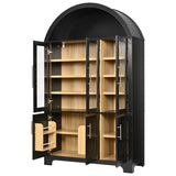 72.8" H Arched Pantry Cabinet, Kitchen Storage Cabinet with Door Shelves & Adjustable Shelves for Dining Room, Bathroom