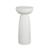 28" H Indoor‑Outdoor MGO End Table, Hand‑Crafted Plant Stand Side Table for Patio, Entryway, Living Room