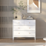 Kid 4 Drawer Dresser Sideboard Side Cabinet Storage Organizer, White