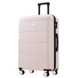 6pcs Hardshell Luggage Set, ABS Durable Lightweight Suitcases with Spinner Wheels, 16/20/24/28"+Duffel & Toiletry Bag