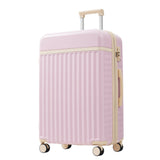 5-Piece Hardside Luggage Set, Expandable Suitcases with Spinner Wheels, TSA Lock & Travel Bags, Pink