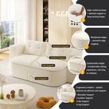 78.7" Modern 2-in-1 Foldable Sofa with Functional Blanket and 2 Soft Pillows,Comfortable Corduroy Sofa, Convertible Sleeper Sofa Bed, Deep Seat Sofa Couch