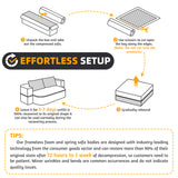 78.7" Modern 2-in-1 Foldable Sofa with Functional Blanket and 2 Soft Pillows,Comfortable Corduroy Sofa, Convertible Sleeper Sofa Bed, Deep Seat Sofa Couch