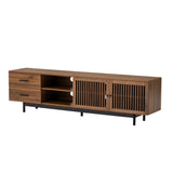 78'' Modern TV Stand for 85'' TVs Media Console Entertainment Center with Deep Drawers & Cable Management, Walnut