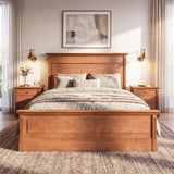 Upholstered Bench Cushioned Ottoman Bed End Bench Padded Entryway Bench Dining Bench Footrest Stool with Rolled Cushion, Teak+ Beige