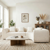110" Curved Modular Sectional Sofa, Modern L-Shaped All-Foam Cloud Couch (Right Hand Facing)