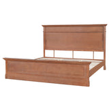 Upholstered Bench Cushioned Ottoman Bed End Bench Padded Entryway Bench Dining Bench Footrest Stool with Rolled Cushion, Teak+ Beige