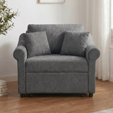 3-in-1 Convertible Sofa Bed, Folding Accent Chair, Pull-Out Sleeper Chair with Adjust Backrest
